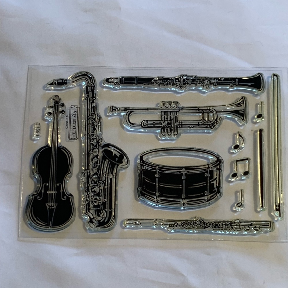 NWT- Delightful Ditty acrylic stamp set
